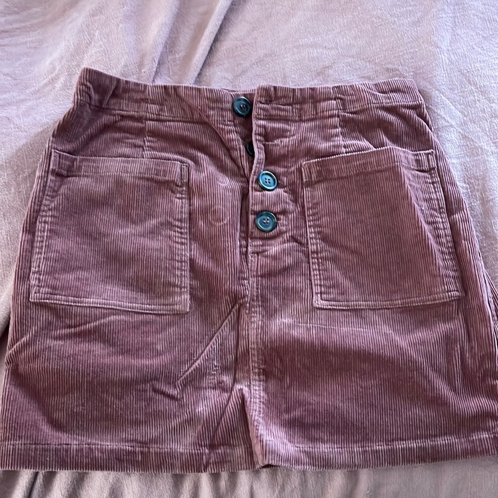 Corduroy skirt